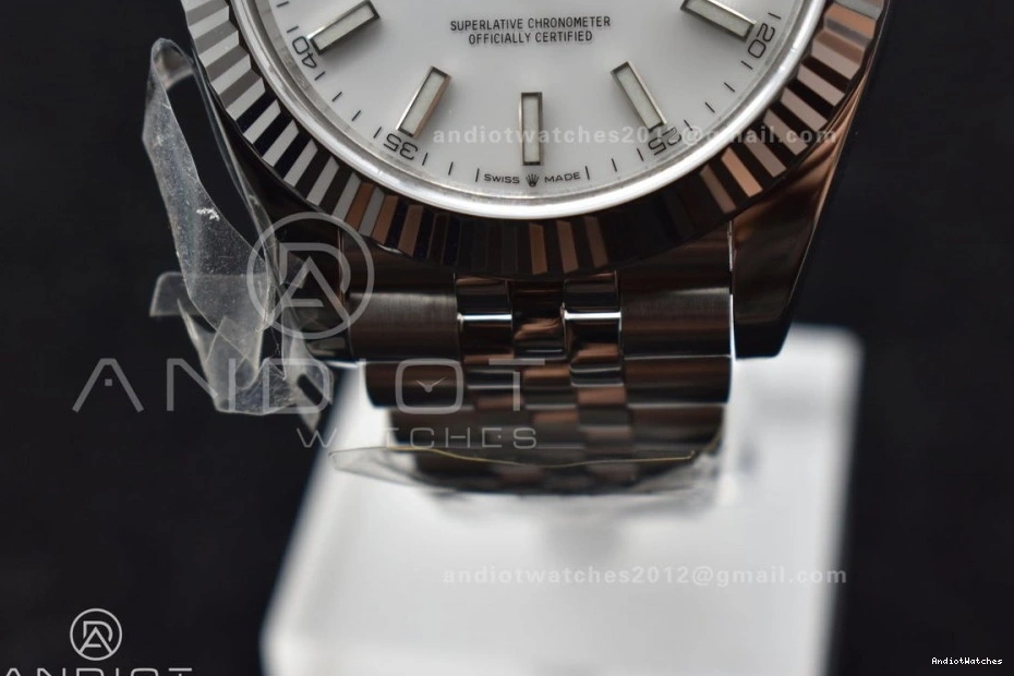 Supportive A 649 Dial Bracelet Edition Steel SS 41 Stick 904L 1:1 Datejust WF SS Jubilee Best on White 0217